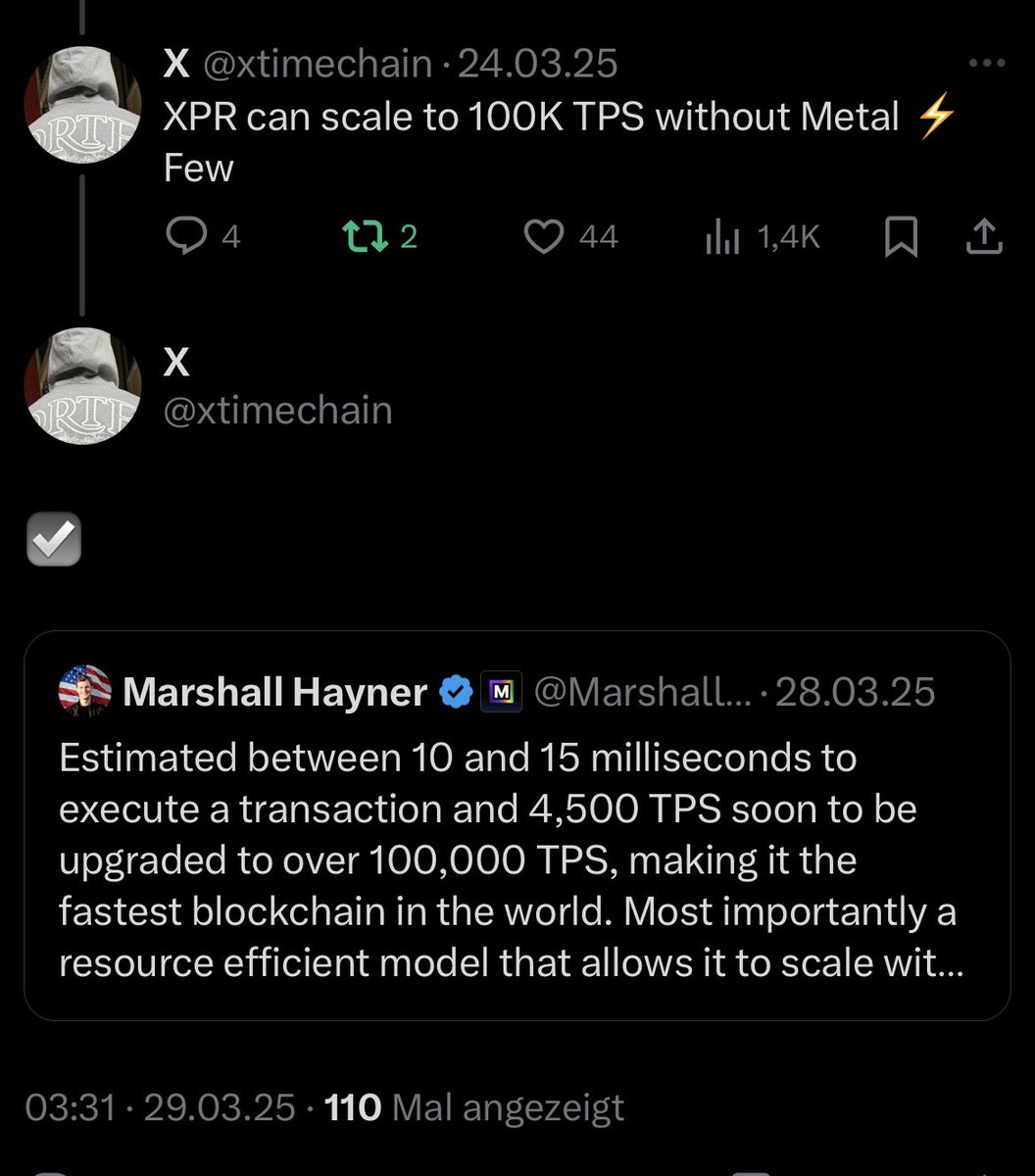 <a href="/MarshallHayner/">Marshall Hayner</a> 🔮ur Visions🔥$LOAN staked based credit☑️
XPR 100k TPS ☑️
