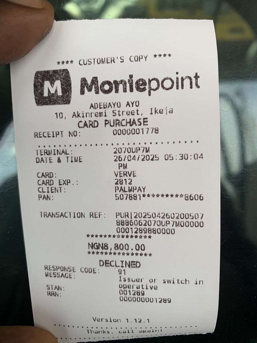 codigitally's tweet photo. @Gistme9j @palmpay_ng I am very disappointed in this app with the amount of time and dispute I did nothing to show for it please kindly refund my money I made a transaction and I was debited but the filling station POs declined and my money debited check the attached picture for detailed https://t.co/9uFxYuaayL