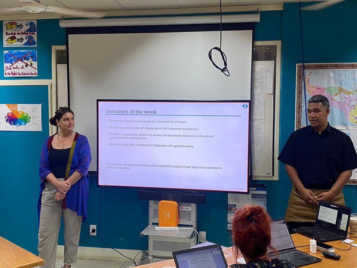UNOCHA_Pacific's tweet image. In #Tonga this week, OCHA and UNDRR are co-leading the PHT #anticipatoryaction TWG mission to launch the development of a national AA framework. Great consultations this morning with government, humanitarian partners, civil society, and IFIs!