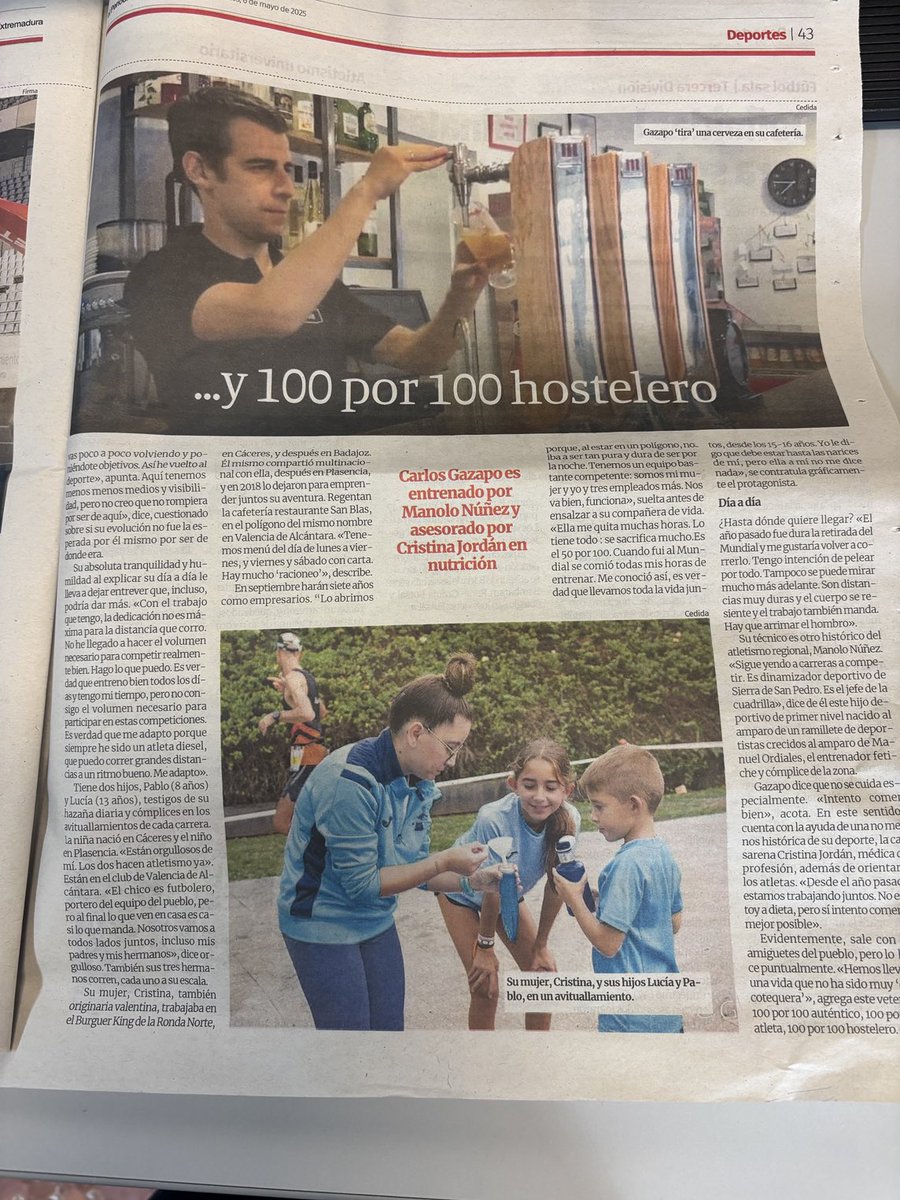 Muy orgulloso de esta doble página con reportaje a @gazapo1986 #yquevivaelpapel