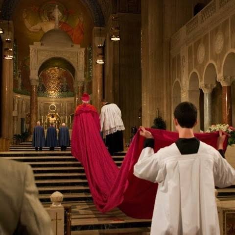Cardinal Tedesco has arrived at the Met Gala.