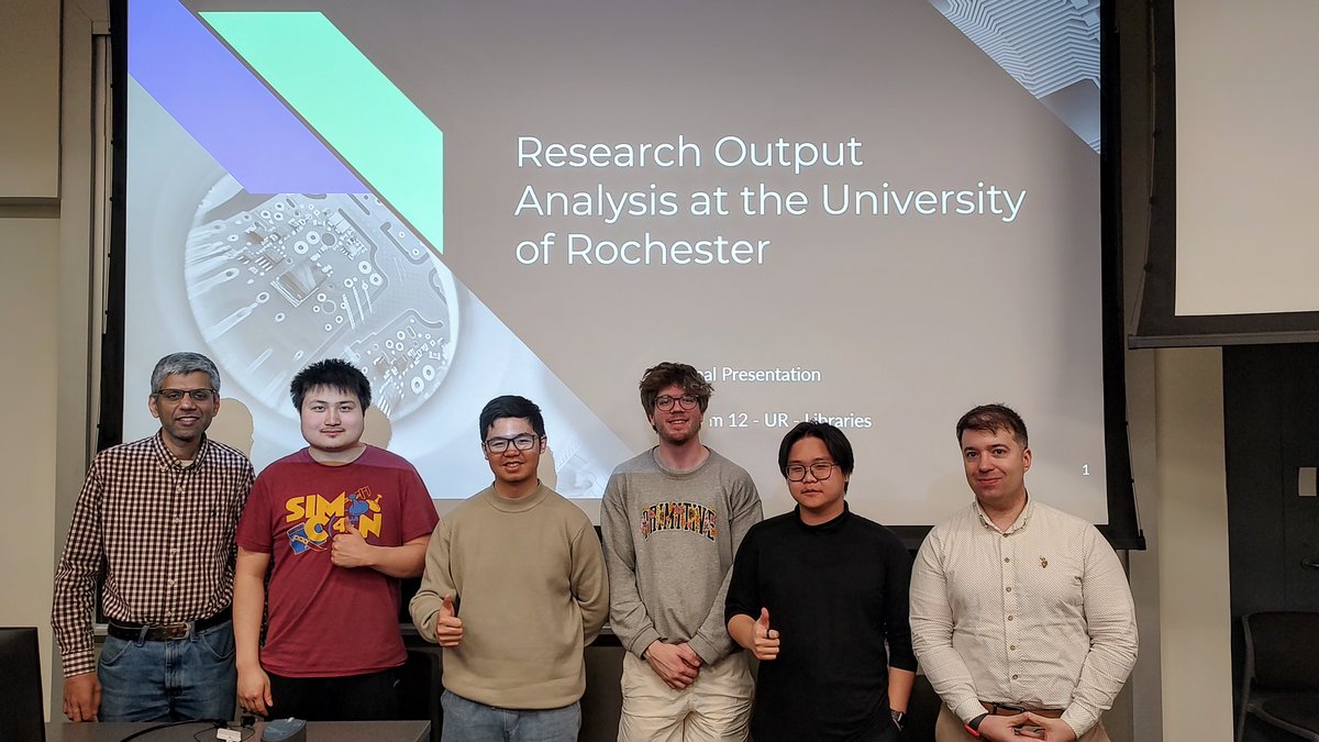 UofRDataSci's tweet image. Celebrating our Data Science Capstone and Practicum final presentations 📊🌐💻

Thank you to all our capstone partner organizations for making these data science projects possible and a huge congratulations to our  students for their hard work and incredible presentations 🩵