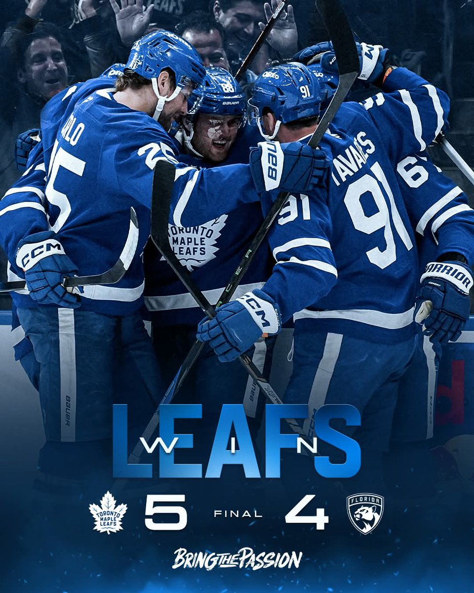 NOW & THEN Magazine (@nowandthenmagaz) on Twitter photo Amazing!!! Congratulations, <a href="/MapleLeafs/">Toronto Maple Leafs</a> 5-4 win!!!! Amazing!!! Congratulations, <a href="/MapleLeafs/">Toronto Maple Leafs</a> 5-4 win!!!!