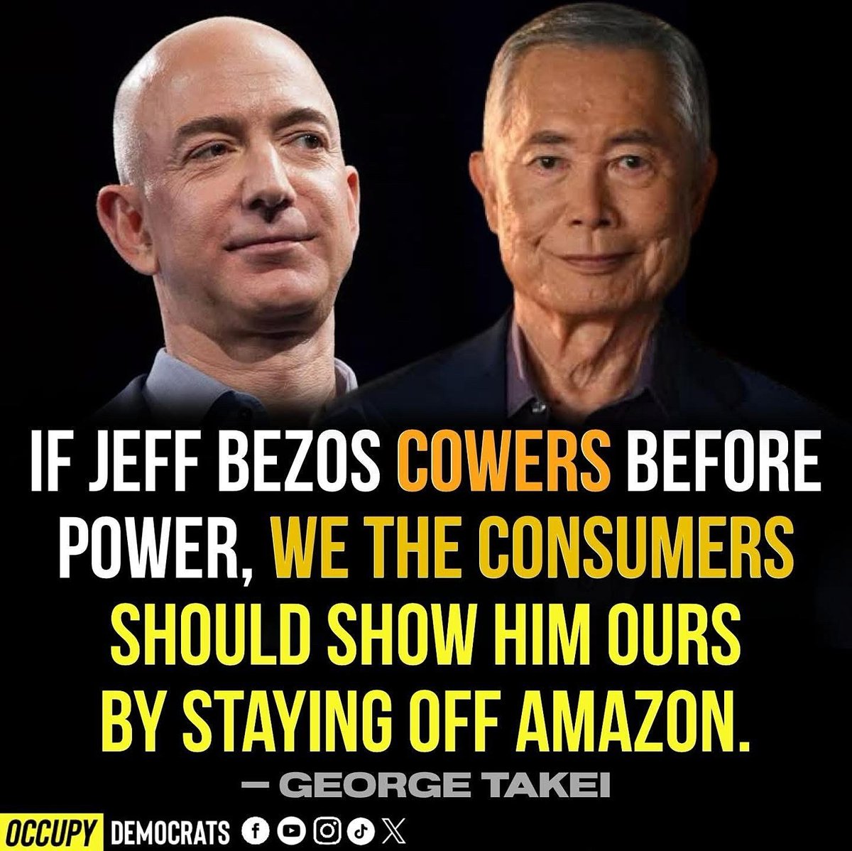 hazel_nut49's tweet photo. Tomorrow Boycott @amazon, @audible_com, @goodreads, @AmazonKindle, @ring, @Twitch, @WholeFoods, &amp; @Zappos
#BoycottJeffBezos
#BoycottAmazon #BoycottAudible #Goodreads #BoycottKindle #BoycottRing #BoycottTwitxh #BoycottWholeFoods #BoycottZappos #FuckTrump #FuckBezos #DEI #HandsOff https://t.co/9QBYUzHMtp