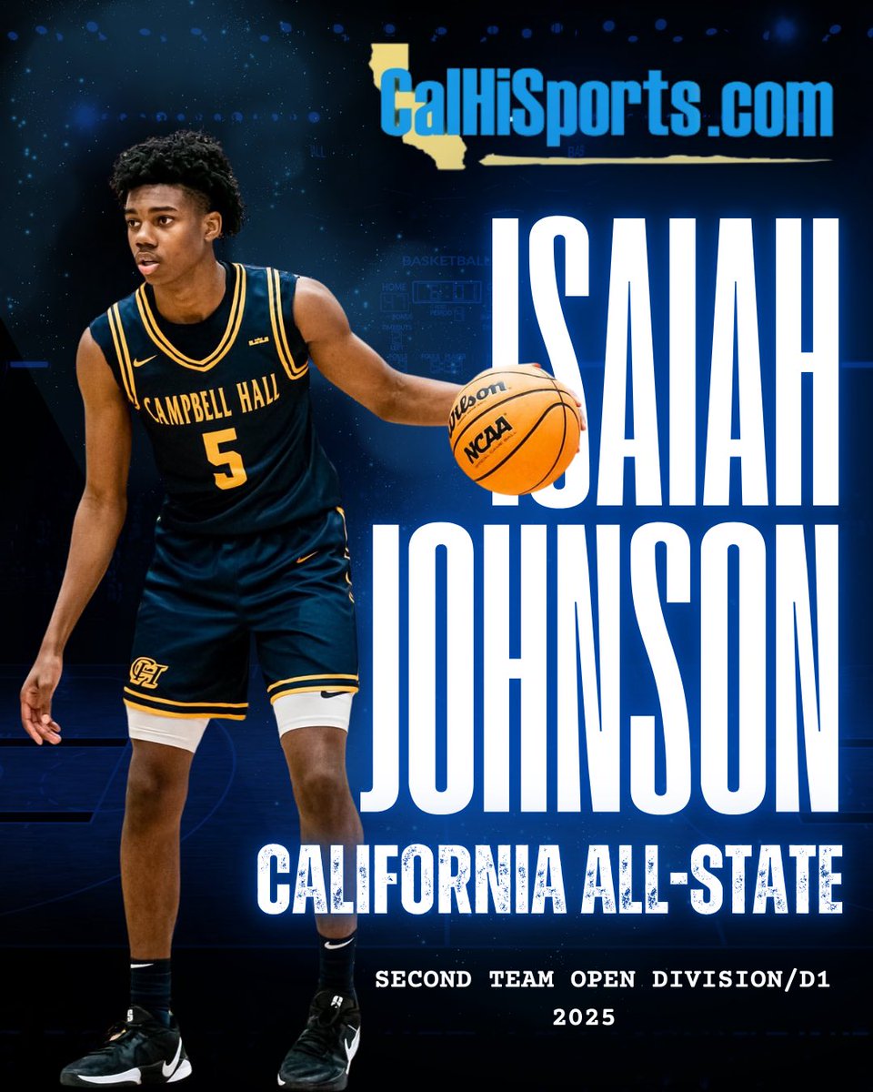 Campbell Hall Boys Basketball (@gochhoops) on Twitter photo Congratulations to our Isaiah Johnson on being selected to the California All State Second Team! The <a href="/CUBuffsMBB/">Colorado Men's Basketball</a> signee had a tremendous year! Well Deserved!
<a href="/RonMFlores/">Ronnie Flores</a>
<a href="/Tarek_Fattal/">Tarek Fattal</a>
<a href="/FrankieBur/">Frank Burlison</a>
<a href="/LACourtReport/">LA Court Report</a>
<a href="/pollonpreps/">Jack Pollon</a>
<a href="/gocampbellhall/">Campbell Hall</a>
<a href="/trigonis30/">Dinos Trigonis</a>
<a href="/Campbellhall44/">Campbell Hall</a> Congratulations to our Isaiah Johnson on being selected to the California All State Second Team! The <a href="/CUBuffsMBB/">Colorado Men's Basketball</a> signee had a tremendous year! Well Deserved!
<a href="/RonMFlores/">Ronnie Flores</a>
<a href="/Tarek_Fattal/">Tarek Fattal</a>
<a href="/FrankieBur/">Frank Burlison</a>
<a href="/LACourtReport/">LA Court Report</a>
<a href="/pollonpreps/">Jack Pollon</a>
<a href="/gocampbellhall/">Campbell Hall</a>
<a href="/trigonis30/">Dinos Trigonis</a>
<a href="/Campbellhall44/">Campbell Hall</a>