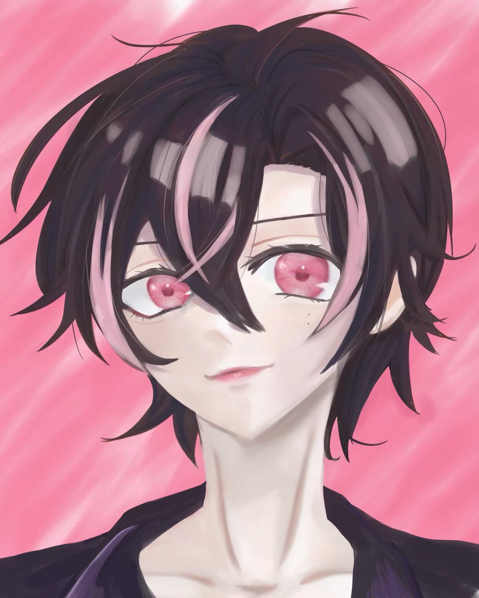 ariwalaugh's tweet image. OCリメイク
2年前初めてデジタルで描いたやつ