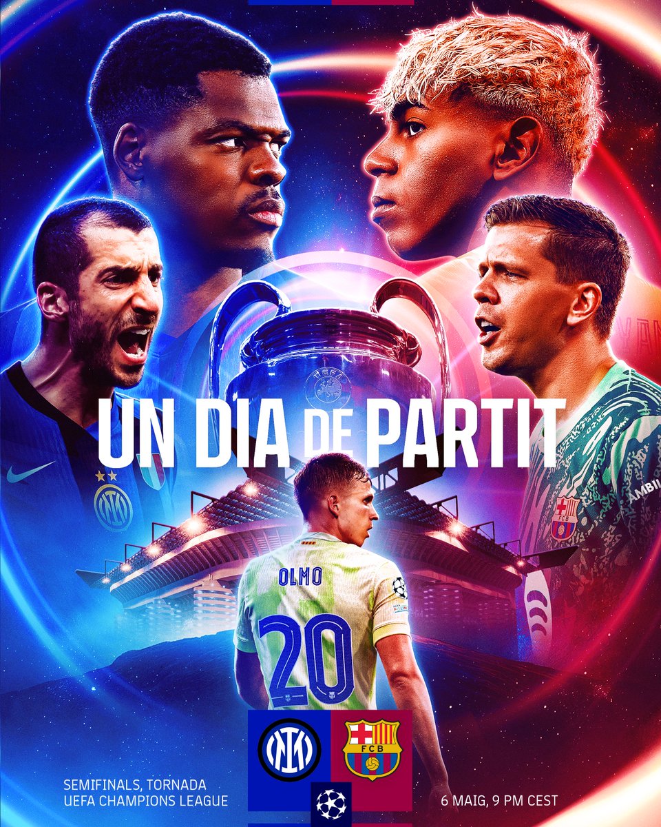 ⭐️ MATCHDAY! ⭐️
#InterBarça <a href="/ChampionsLeague/">UEFA Champions League</a>