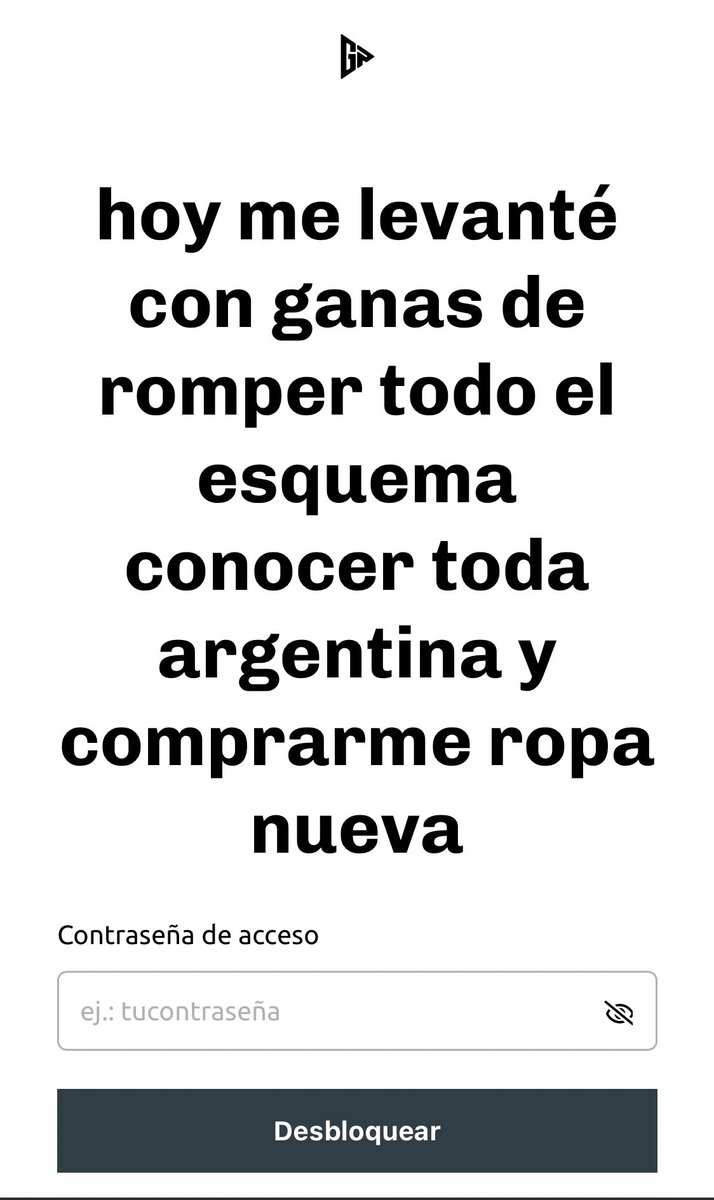 dejo esto por acá 🤫🤫🤫

🔗 gaceta.shop/password/