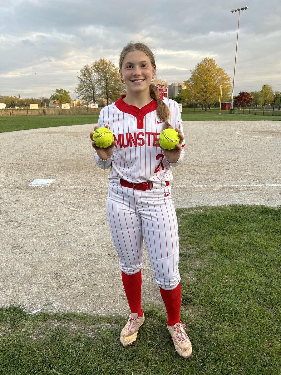 Munster Softball (@munstersoftball) on Twitter photo Beautiful night to win a ball game! 6-4 vs Hanover <a href="/Munster_Sports/">MHS Athletics</a>
<a href="/kaylee_o22/">Kaylee O’Connell</a> 3.2IP 6K 3H 2R
<a href="/AllyCompton21/">Allyson Compton (2027)</a> 3.1IP 6K 2H 2R
Single for <a href="/caliryb16/">Cali Rybicki</a>
Double from <a href="/c_wendlinger21/">Caroline Wendlinger 2027</a> <a href="/maddymarlowe_8/">Madalynn Marlowe</a> 2-4,1RBI
<a href="/AllyCompton21/">Allyson Compton (2027)</a> 2-3,5RBI 💣 💣
#10💣 for Ally AND clocked her 💯 strikeout! 👏 Beautiful night to win a ball game! 6-4 vs Hanover <a href="/Munster_Sports/">MHS Athletics</a>
<a href="/kaylee_o22/">Kaylee O’Connell</a> 3.2IP 6K 3H 2R
<a href="/AllyCompton21/">Allyson Compton (2027)</a> 3.1IP 6K 2H 2R
Single for <a href="/caliryb16/">Cali Rybicki</a>
Double from <a href="/c_wendlinger21/">Caroline Wendlinger 2027</a> <a href="/maddymarlowe_8/">Madalynn Marlowe</a> 2-4,1RBI
<a href="/AllyCompton21/">Allyson Compton (2027)</a> 2-3,5RBI 💣 💣
#10💣 for Ally AND clocked her 💯 strikeout! 👏