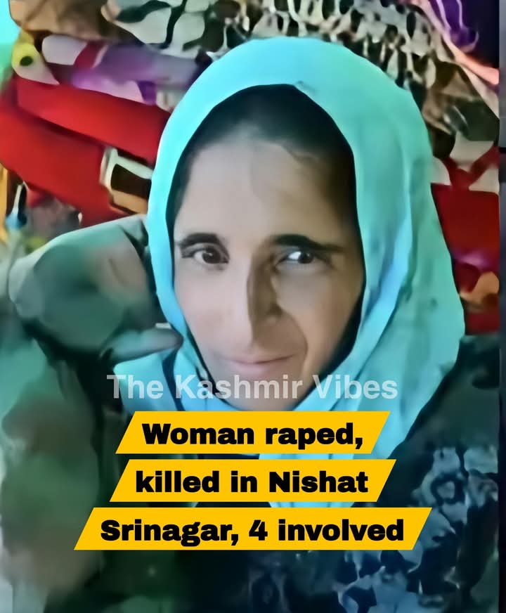 Tahir Bajjar (@tahirbajjar_) on Twitter photo A 40 year old Tribal nomadic woman was physically assaulted and killed at Nishat Srinagar. We demand Judiciary enquiry & transparent postmortem . Criminals should be strictly punished under law.<a href="/GuftarAhmedCh/">Guftar Ahmed</a> <a href="/TribalArmy/">Tribal Army</a> <a href="/PMOIndia/">PMO India</a> <a href="/Talib_Hussain_/">Talib Hussain (Kashmiri Tribal)</a> <a href="/OmarAbdullah/">Omar Abdullah</a> <a href="/OfficeOfLGJandK/">Office of LG J&K</a> A 40 year old Tribal nomadic woman was physically assaulted and killed at Nishat Srinagar. We demand Judiciary enquiry & transparent postmortem . Criminals should be strictly punished under law.<a href="/GuftarAhmedCh/">Guftar Ahmed</a> <a href="/TribalArmy/">Tribal Army</a> <a href="/PMOIndia/">PMO India</a> <a href="/Talib_Hussain_/">Talib Hussain (Kashmiri Tribal)</a> <a href="/OmarAbdullah/">Omar Abdullah</a> <a href="/OfficeOfLGJandK/">Office of LG J&K</a>