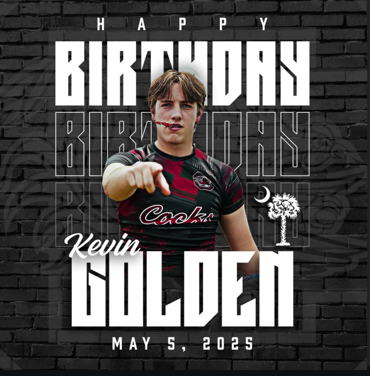 Happy birthday to rising Junior Kevin Golden!

#birthday | #punish