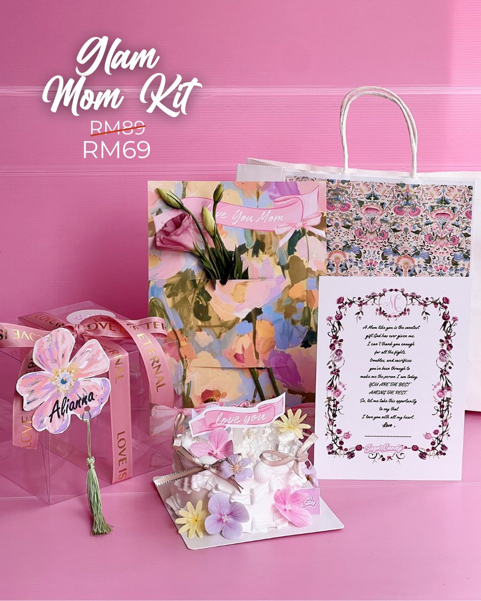 sugarcandyMY's tweet photo. EARLY BIRD PRICE FOR OUR MOTHER’S DAY PACKAGES KINI DIBUKA!

ADA 2 PAKEJ YANG AVAILABLE TAHUN INI!

Boleh whatsapp 2 cawangan kami utk order:

• 0198850161- wangsa maju
• 0102823878- shah alam https://t.co/eU0yvCrYcR