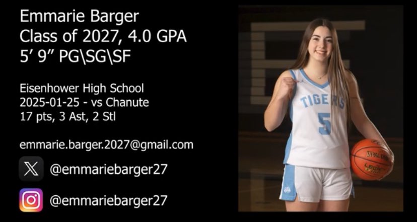 Check out my new highlight video from a high school season game!!

youtu.be/u8qs997MXbk