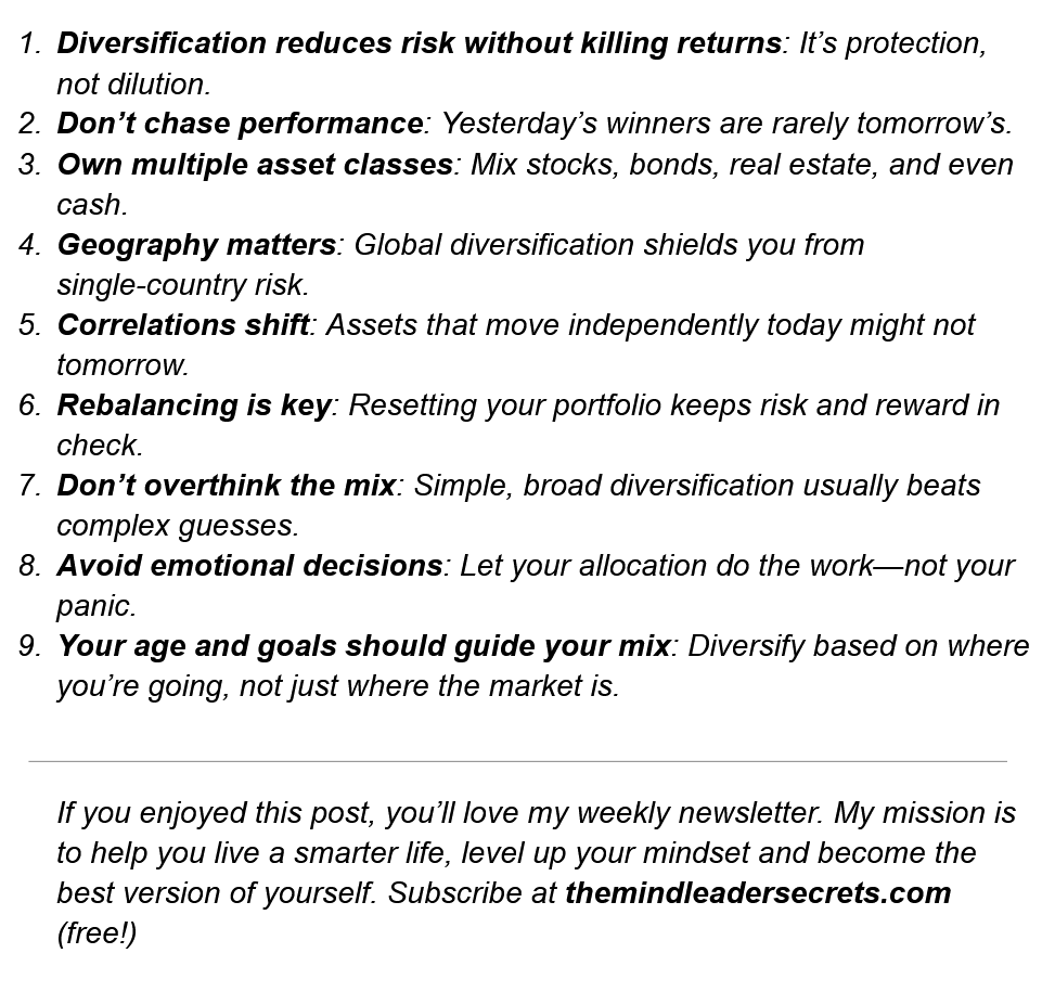 Mindtutorials's tweet photo. I used to think “diversify” just meant buying a second stock.
This book taught me how real wealth protects itself.
Here are 9 lessons that opened my eyes.
Based on "The Intelligent Asset Allocator" by William Bernstein. #FinancialMastery https://t.co/aDocuS2wuO