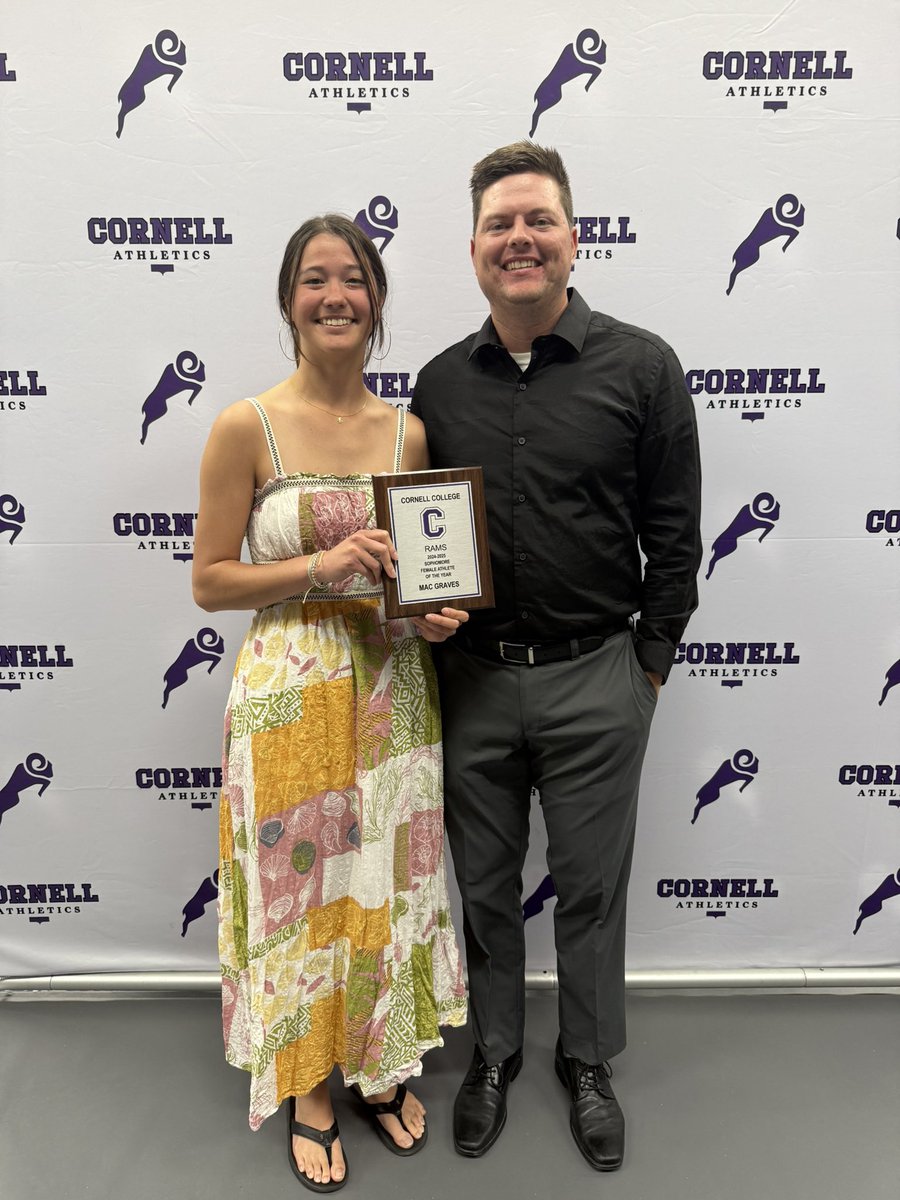 Celebrated a great year of Cornell athletics at the annual Rammy’s! Congrats to everyone on a tremendous season at the Hilltop 🐏

Special shoutout to our very own Mac Graves who was honored tonight! 
✨Sophomore Female Athlete of the Year!

#Ramily