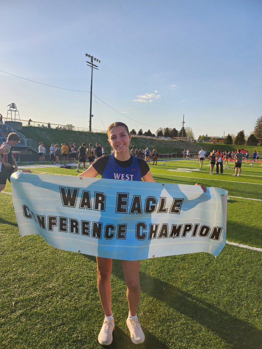 100 and 200 Conference Champion!