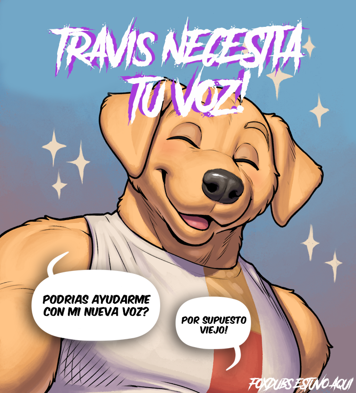 Que tal a todos mis queridos Furrys FoxDubs🦊Sigue buscando participantes para interpretar a "Travis" De Passing Love y Little Buddy, no te pierdas esta gran oportunidad de demostrar tu talento, Travis necesita tu voz!
Mas Información en Nuestro Discord

discord.gg/aTFYqmpA