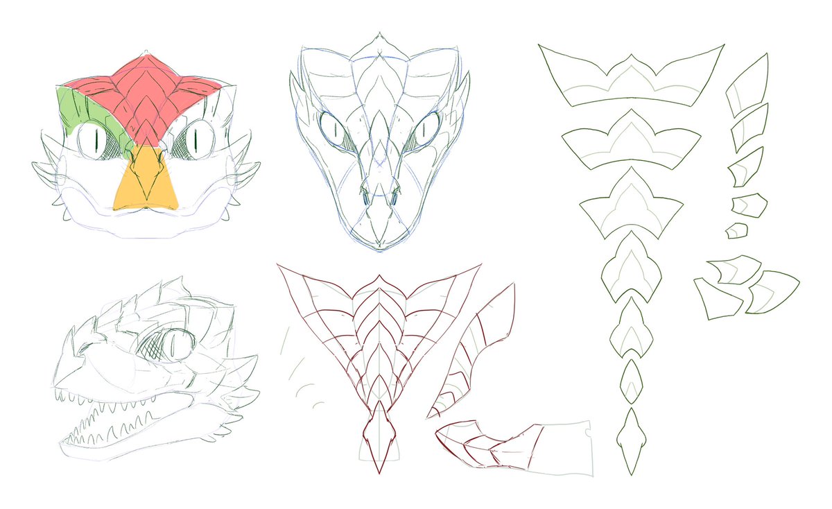 mindaeun0822's tweet photo. Oh to have a degree in concept design and be able to design dragon masks...
Anyways here are some behind the scene sketches‼️ https://t.co/hlvQCgCdHP