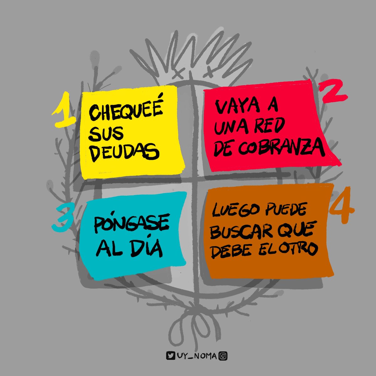 Estimado político/a:  estos son los pasos a seguir para ponerse al día con sus impuestos, de seguro ganamos todos.