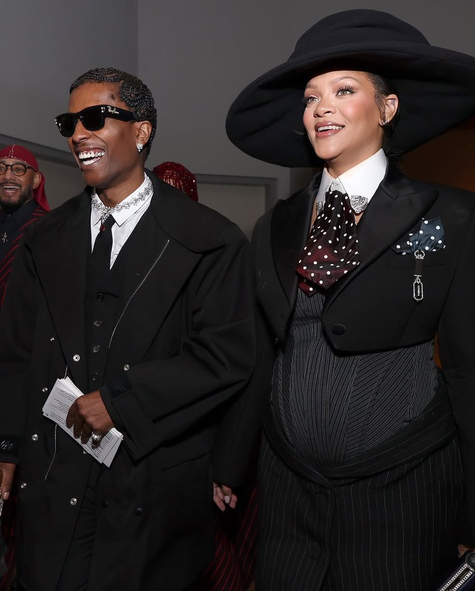 Rihanna &amp; A$AP Rocky at the 2025 #MetGala