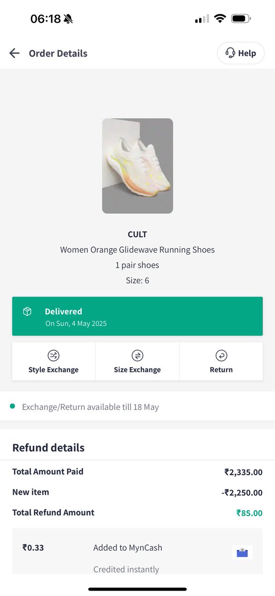 MadsLeo's tweet photo. @myntra Repeated colour mix up on my sneaker order - when i want and order yellow + orange, it is different from peach + lavender and have initiated return and reorder. Again I receive peach + lavender. No need hurry the the delivery,it will help to first get the colours right. https://t.co/c3shrG4dcg