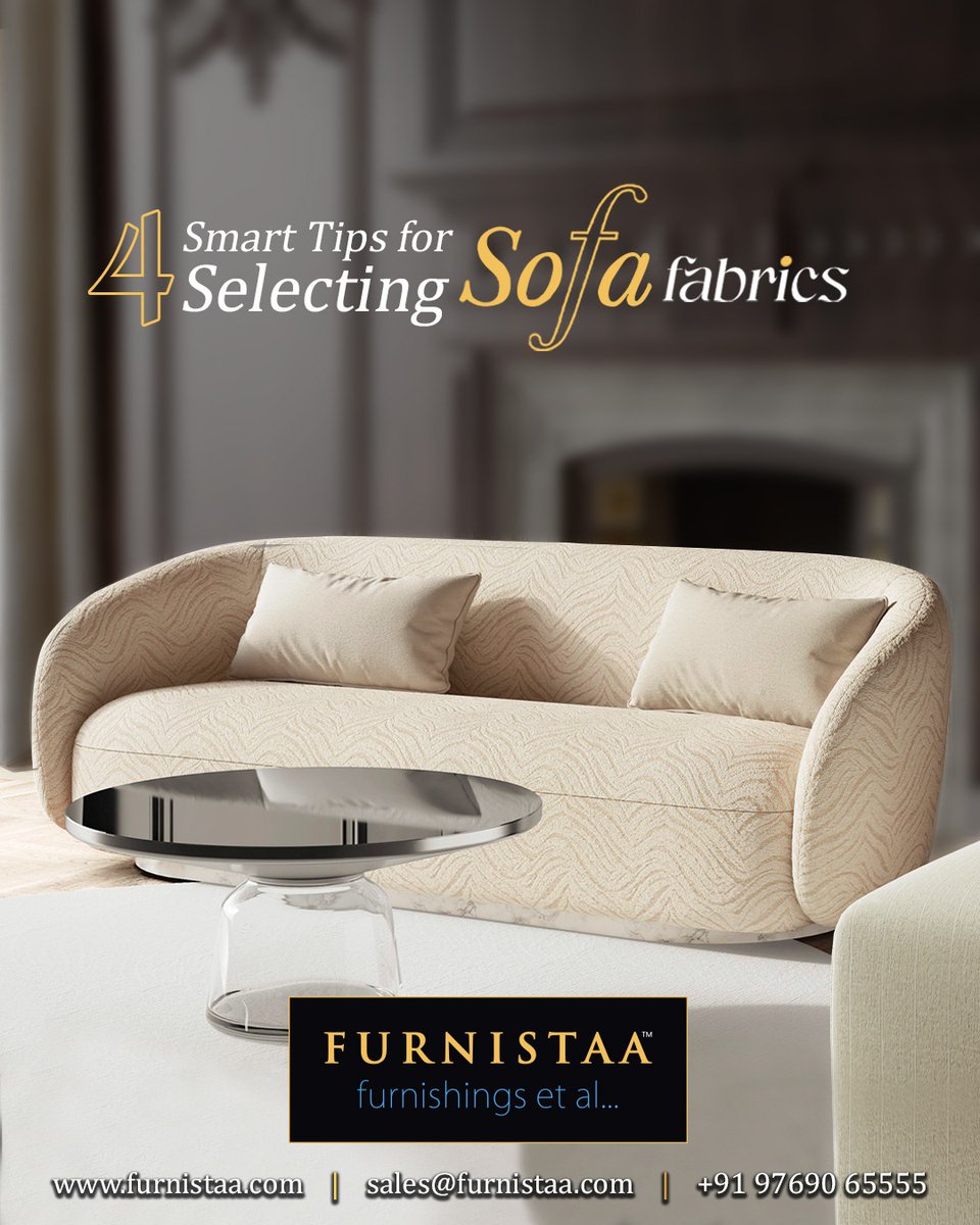 furnistaa's tweet photo. Choosing the perfect sofa fabric is more than just picking a color — it's about comfort, durability, and timeless style. 🛋️✨

Explore now: https://t.co/G9Ttg4sL8r

#furnistaa #sofafabric #sofafabricselection #homedecortips #interiorstyling #fabricstore #furnishingfabrics https://t.co/mnB6iR8fMm