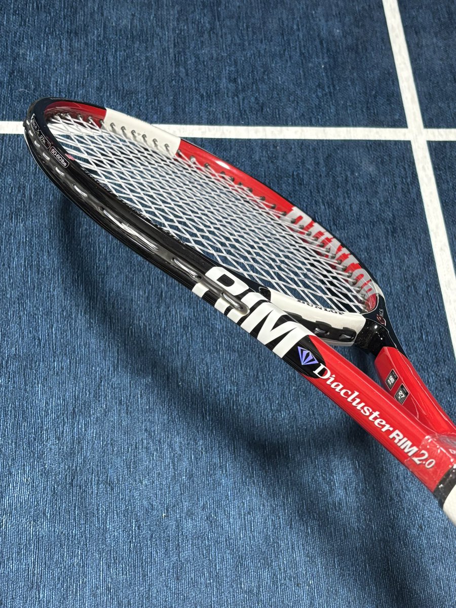 RACKETMAN333's tweet photo. 平義之ラケット
(DUNLOP DIACLUSTER RIM 2.0) https://t.co/azdQeoTM9d