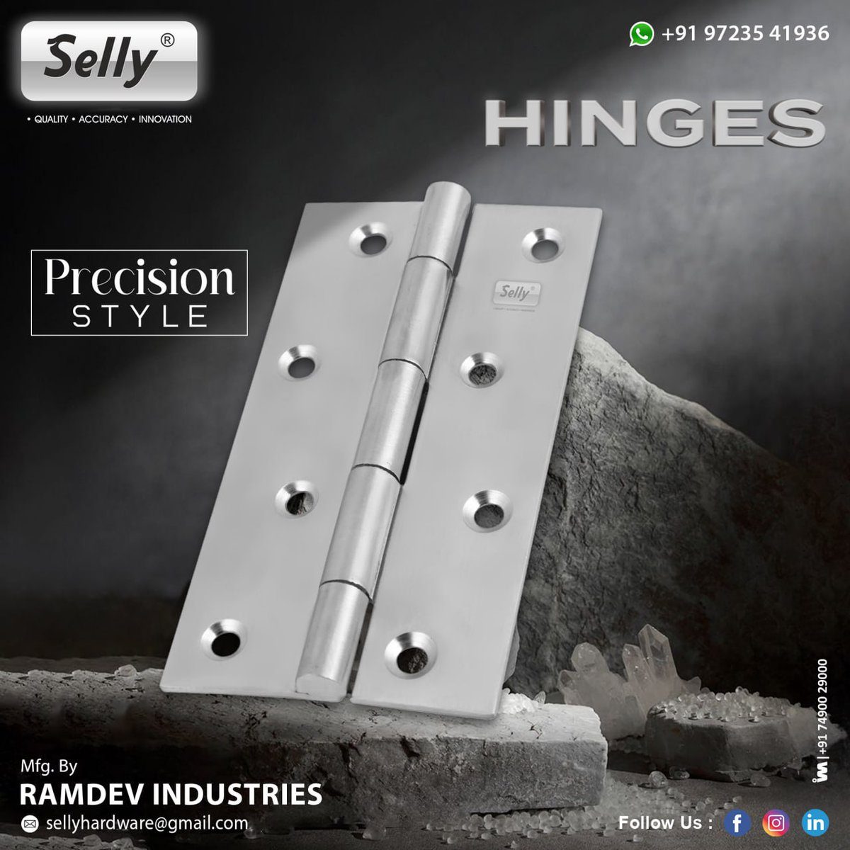ibais_hardware's tweet photo. RAMDEV INDUSTRIES (RAJKOT)

For enquiry via WhatsApp click:
https://t.co/gfDXXKNYuS

Mr. Rineshbhai Patel - 97235 41936
#Hinges #Hardware #doorhinges #hingeshardware #hardwarefitting #fittingproduct #interiorstyling
.
@ibais_hardware https://t.co/2HQBJ9sLKK