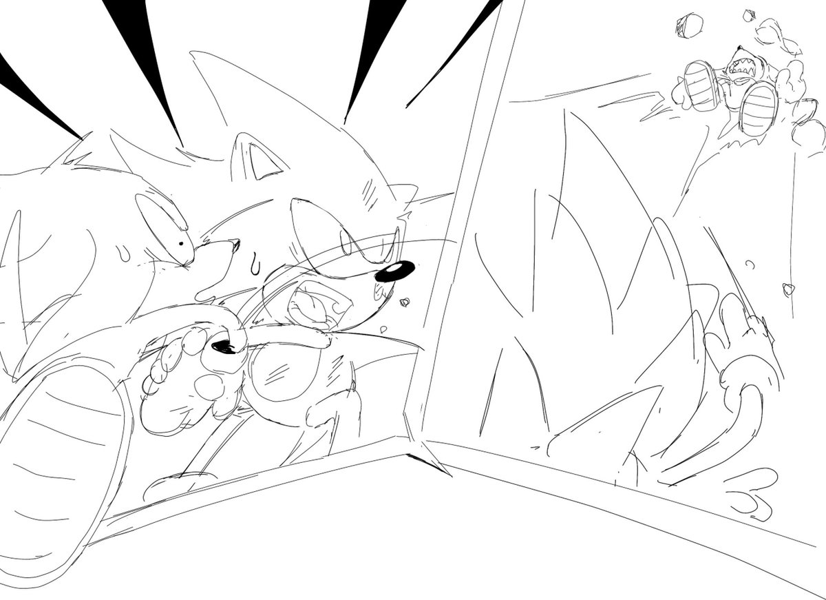 Super sonic vs hyper knuckles mini comic