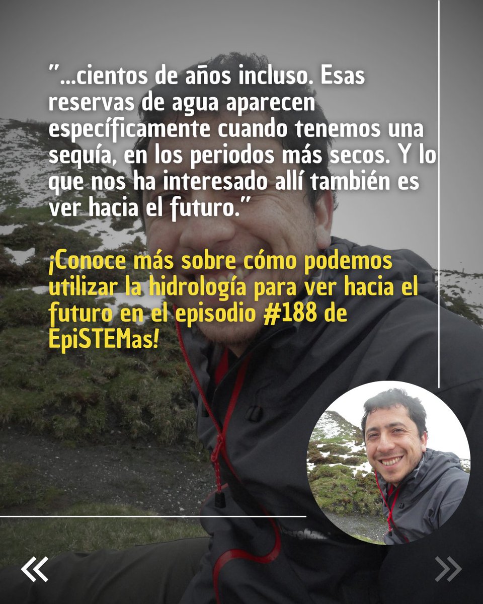 ¿Cómo se relacionan las #sequías con la #criósfera? y ¿cómo podemos estudiar estos fenómenos? En el E#188, <a href="/alvaro__ar/">Álvaro Ayala</a>  nos cuenta cómo es que él comenzó a trabajar con este tema y cómo lo utilizó para crear una #herramienta para la comunidad. Entrando a epistemas.com