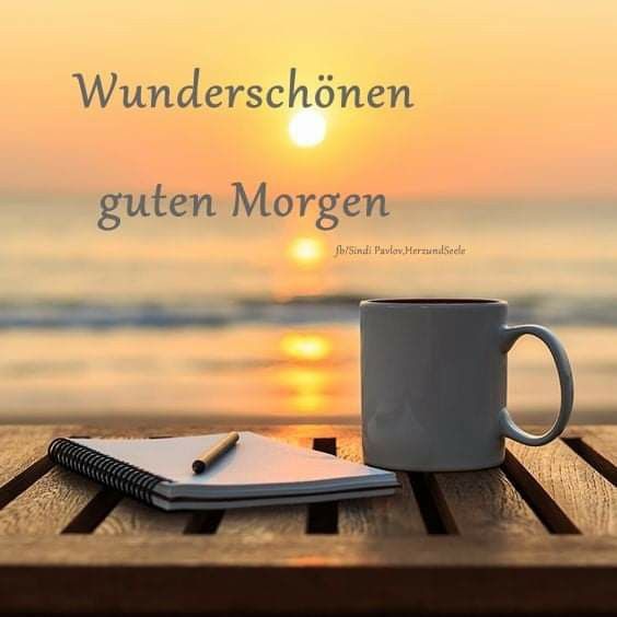 Guten Morgen ihr Lieben ❤️ 
Lass die Sonne in Dein Herz dann wird Dein Tag wundervoll.
Sei nett zu Deinen Mitmenschen, sie werden es Dir mit einem Lächeln danken 🌞🍀🌸🤗😊