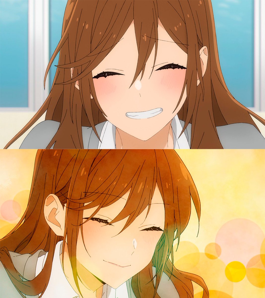 Crunchyroll's tweet photo. Appreciating Hori’s smile ✨ (via Horimiya: The Missing Pieces) https://t.co/exN6q0CXcH