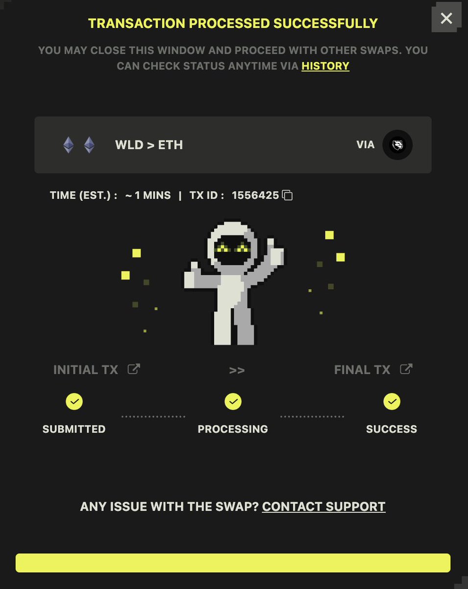 I just swapped $150 on RocketX! ANY TOKEN / ANYWHERE / ANYTIME #JustRocketX