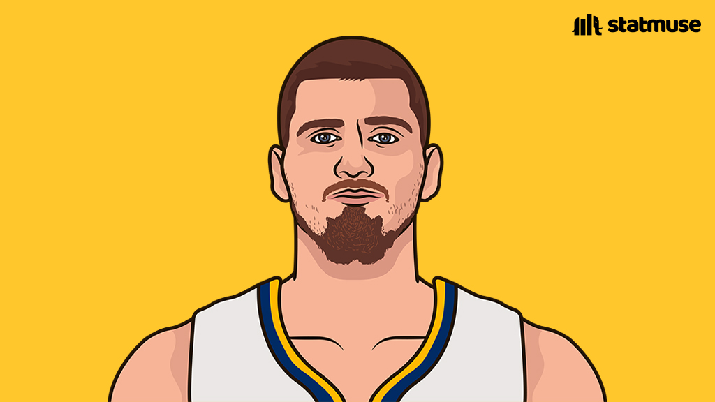 The only players in NBA history with 

40+ PTS
20+ REB
5+ AST

in a playoff game.