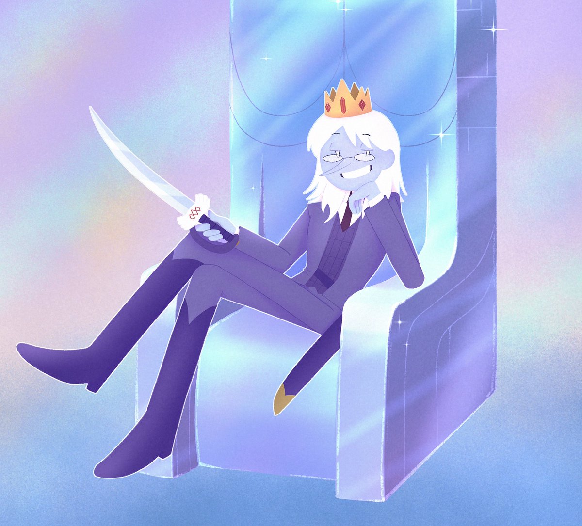 윈터킹 에피 언제 봐도 색감이 너무 좋아
#adventuretime #FionnaandCake #Winterking