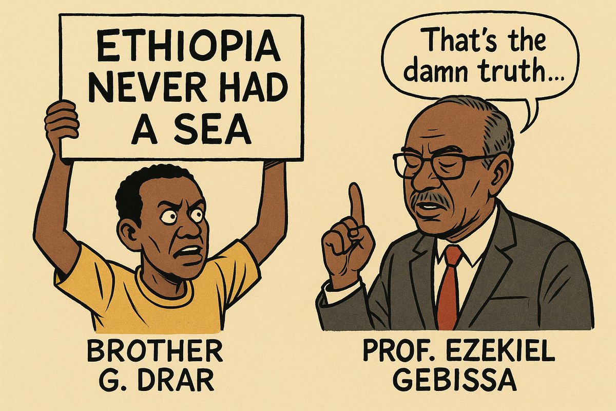 To Second Brother G. Drar:

 I Second You — And the Professor Spoke the Dam Truth (A Testimony to the Ethiopian People)

Brother G. Drar,

I didn’t say it first — you did. And I’m seconding your post with full conviction. Ethiopia never had a sea. Not by history, not by law, and