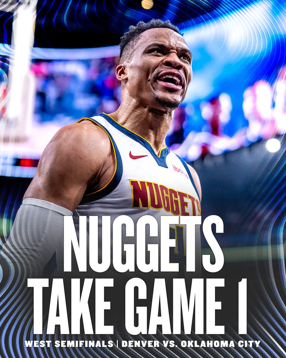 A win on the old stomping grounds 🗣️

Russ and the Nuggets take a 1-0 lead over the Thunder 😤