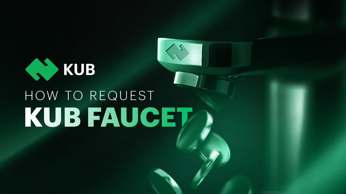 KUBChain's tweet image. Attention all Builders and Developers!💚

For those wondering how to get a faucet on KUB, this article will show you how to request KUB Faucet.👇

1. Head over to kubchain.com

2. Select 'Product,' then 'Tools &amp;amp; Utilities,' and click 'KUB Faucet.'

3. You will be