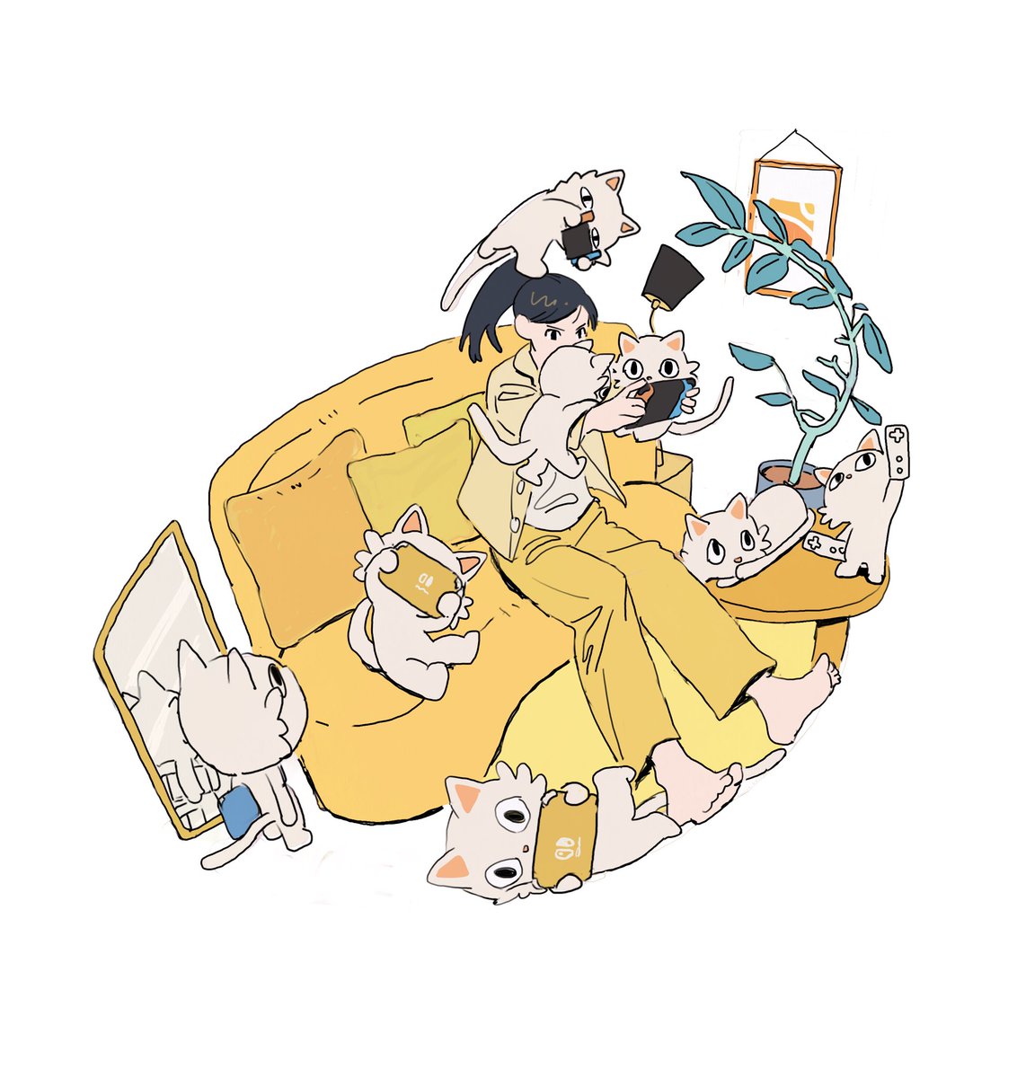 illust2002's tweet image. 🛋️