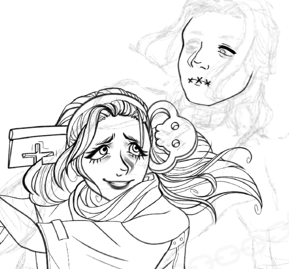 aprilfeys's tweet photo. maybe if i just finished one before starting new wips….. https://t.co/chD836LZ9Y