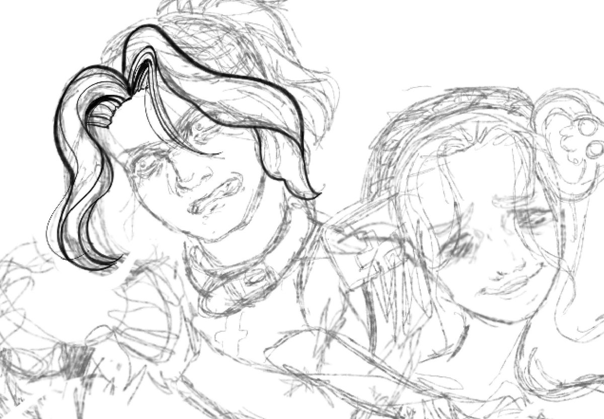 aprilfeys's tweet photo. maybe if i just finished one before starting new wips….. https://t.co/chD836LZ9Y