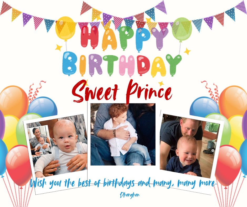 Happy Birthday Sweet Prince Archie. May the blessings of God overflow on you always.

#HappyBirthdayPrinceArchie