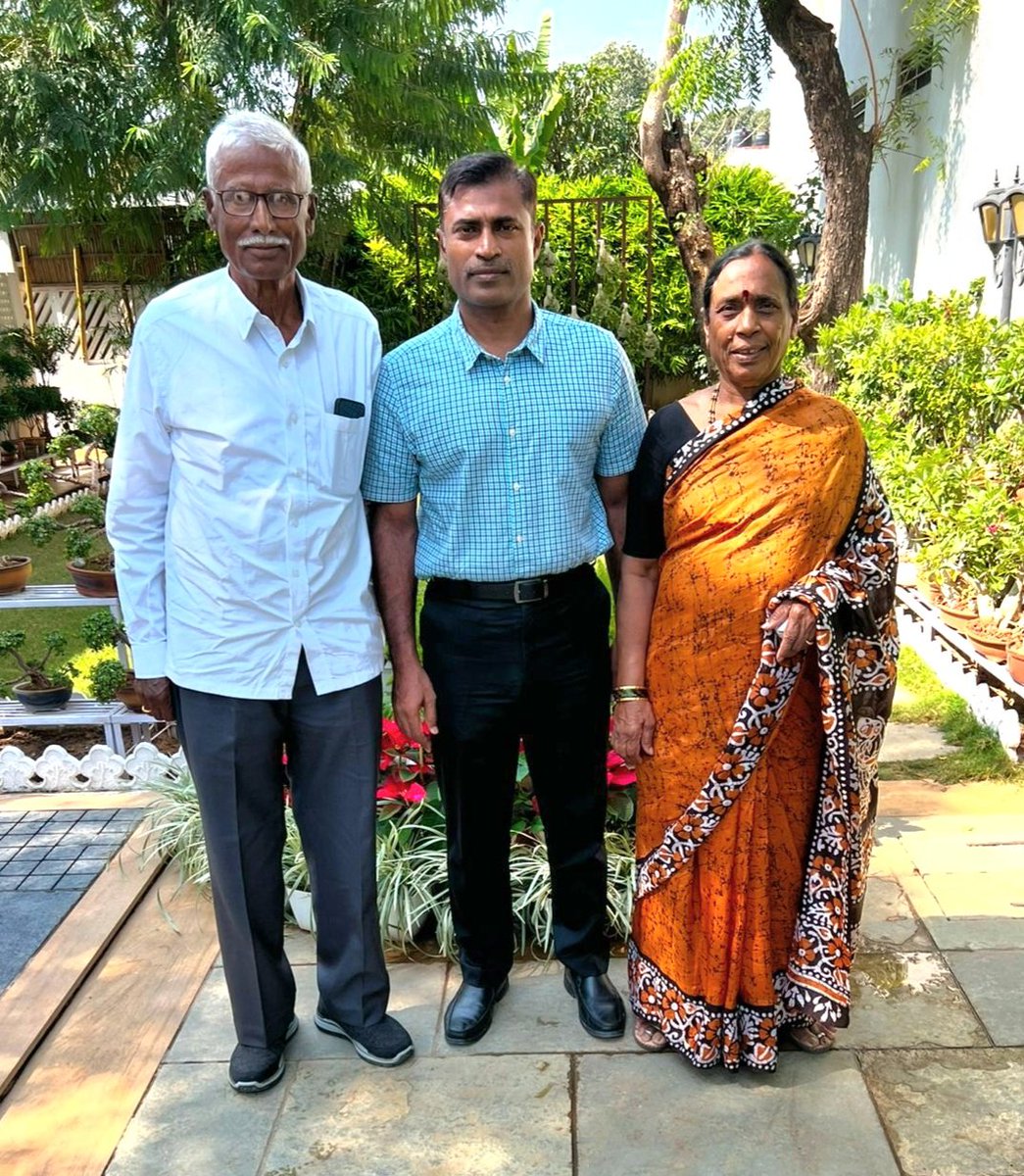 Happy birthday to Amma.
God could not be present everywhere, so he made mothers.