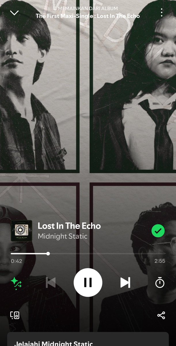 bobjinbro's tweet image. The First Maxi-Single : Lost In The Echo (2 Tracks) by. @misticpop_ is available on Spotify.
Introducing,
@ajuyphile as Voc
@bobjinbro as Guitar/Voc
@kaliko_wav as Key/Synth
@IORIJ1225 as Drum/Voc
Stream now!
๐open.spotify.com/track/7nIVRVIVโฆ