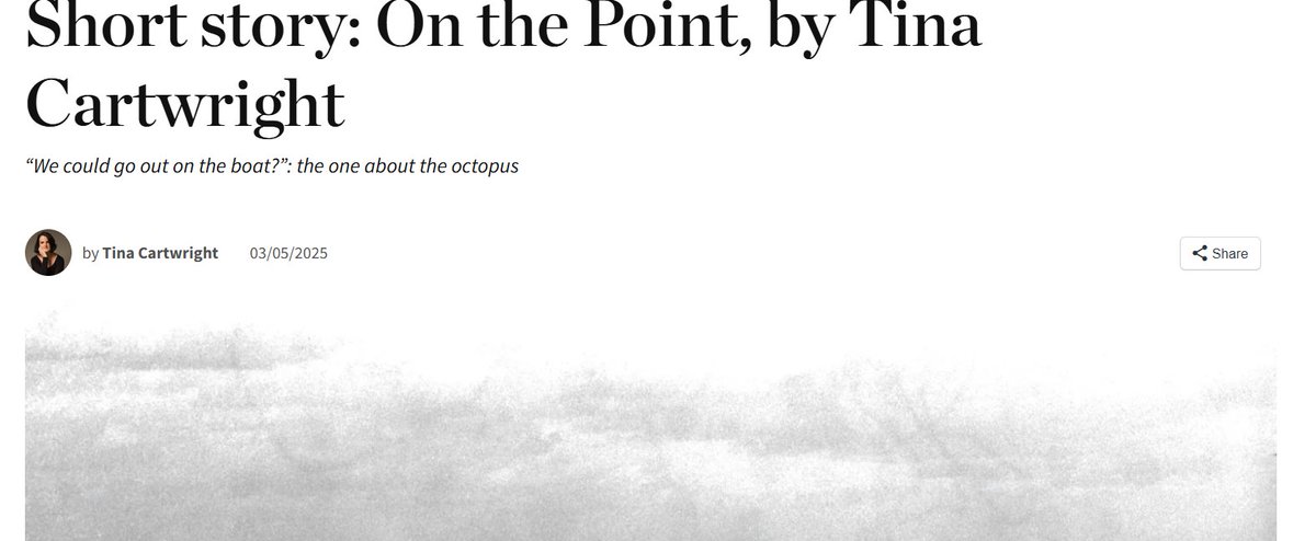 Very happy to have a short story up on <a href="/NewsroomNZ/">Newsroom</a> Huge thanks to <a href="/SteveBraunias/">Steve Braunias</a> 

newsroom.co.nz/2025/05/03/sho…

Check out the story and the idea behind it!

#writinglife