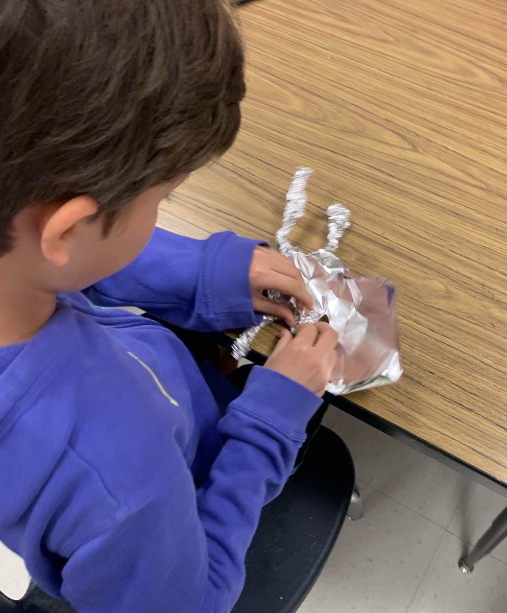 Giacometti inspired Foil Action figures.