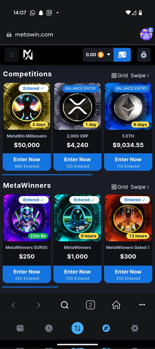 KellyGPython's tweet image. 20 or so minutes till someone grabs the $250 for just holding a @Meta_Winners NFT.  Have you grabbed your #metawinners #NFT yet?
