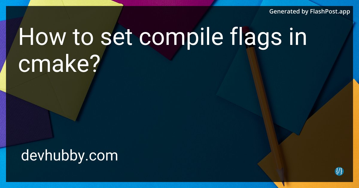 alieGotha's tweet image. Will CMake compile flags upgrade my error messages from '404: Clueless' to 'You've got this'?
Source: devhubby.com/thread/how-to-…
#DevCommunity #CodingHelp #BuildAutomation #TechTips #flags #flagislife