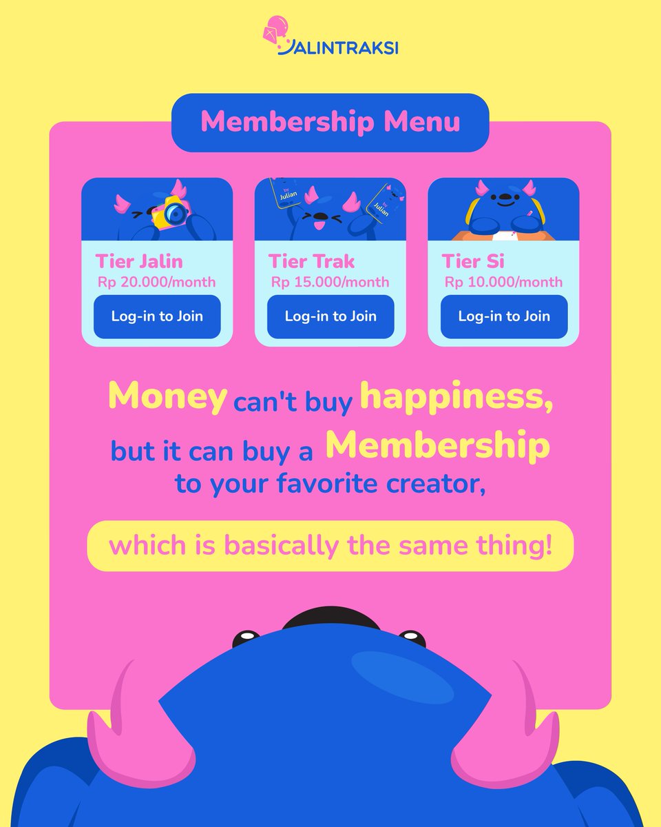 Wait, did someone say *membership*? 👀 Spill the tea! 🍵

#jalintraksi #CaughtMeOffGuard #MembershipVibes