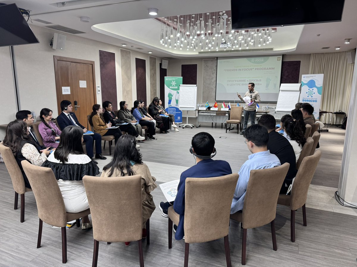 Milos Stojanovic (@stojanovm) on Twitter photo ATM: #UNODC #FriendsinFocus drug use prevention programme régional ToT just started in Almaty 🇰🇿👍🏻
Building 🇰🇿🇰🇬🇹🇯🇺🇿🇹🇲🇦🇫youth resilience to drug use challenges in the region with P2P intervention
🙏🏻🇷🇺& <a href="/UNODC_PTRS/">UNODC Prevention Treatment Rehabilitation Section</a> for the support and guidance
<a href="/oliverstolpe/">oliver stolpe</a> ATM: #UNODC #FriendsinFocus drug use prevention programme régional ToT just started in Almaty 🇰🇿👍🏻
Building 🇰🇿🇰🇬🇹🇯🇺🇿🇹🇲🇦🇫youth resilience to drug use challenges in the region with P2P intervention
🙏🏻🇷🇺& <a href="/UNODC_PTRS/">UNODC Prevention Treatment Rehabilitation Section</a> for the support and guidance
<a href="/oliverstolpe/">oliver stolpe</a>